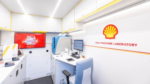 shell scientist on the scuderia ferrari lab