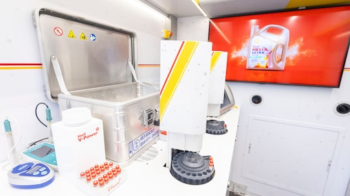 testing shell helix in lab