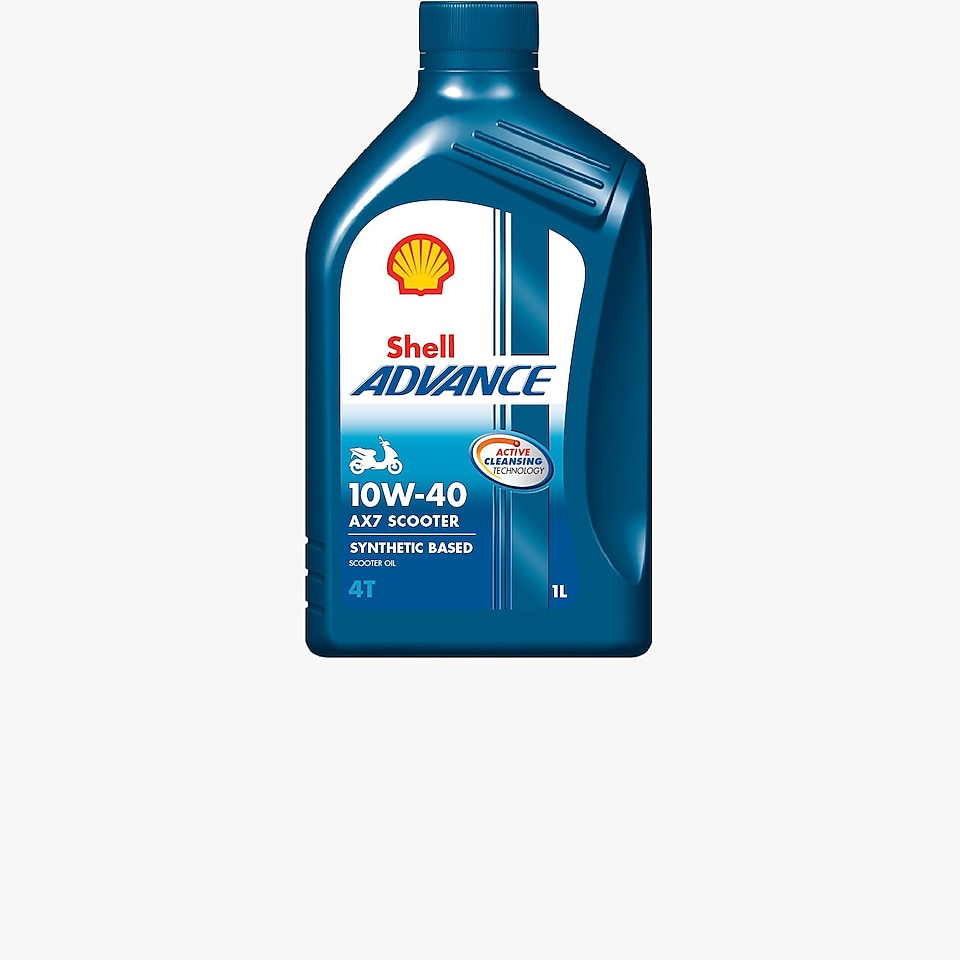 Packshot de Shell Advance 4T AX7 Scooter