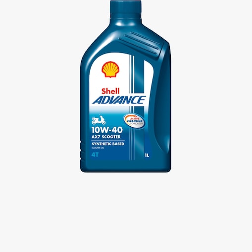 Packshot de Shell Advance 4T AX7 Scooter