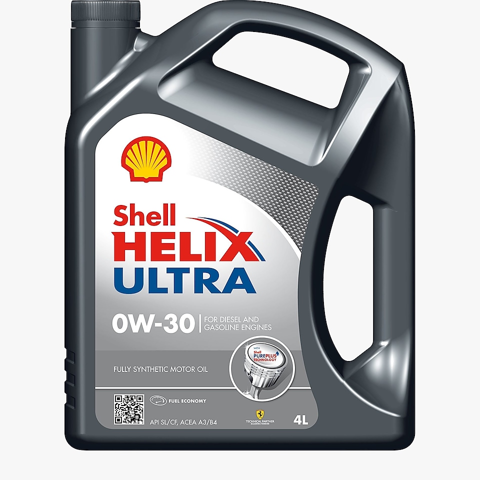 Packshot de Shell Helix Ultra 0W-30
