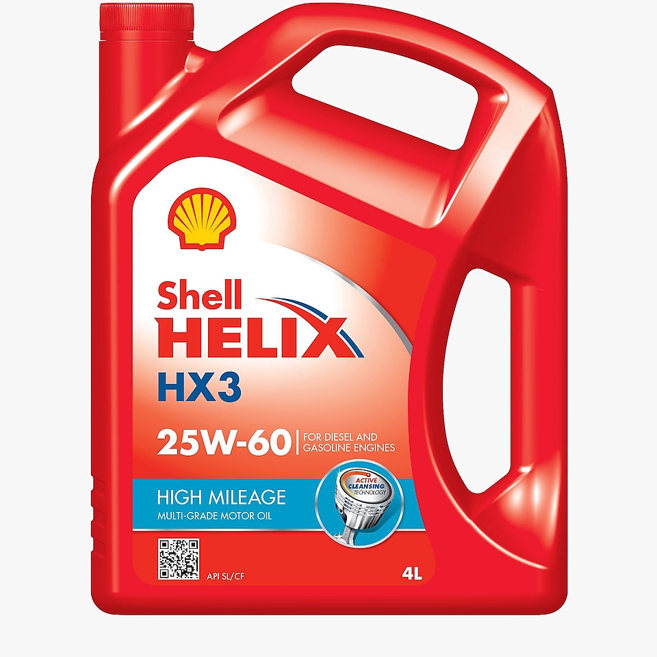 Packshot pour Shell Helix HX3 25W-60
