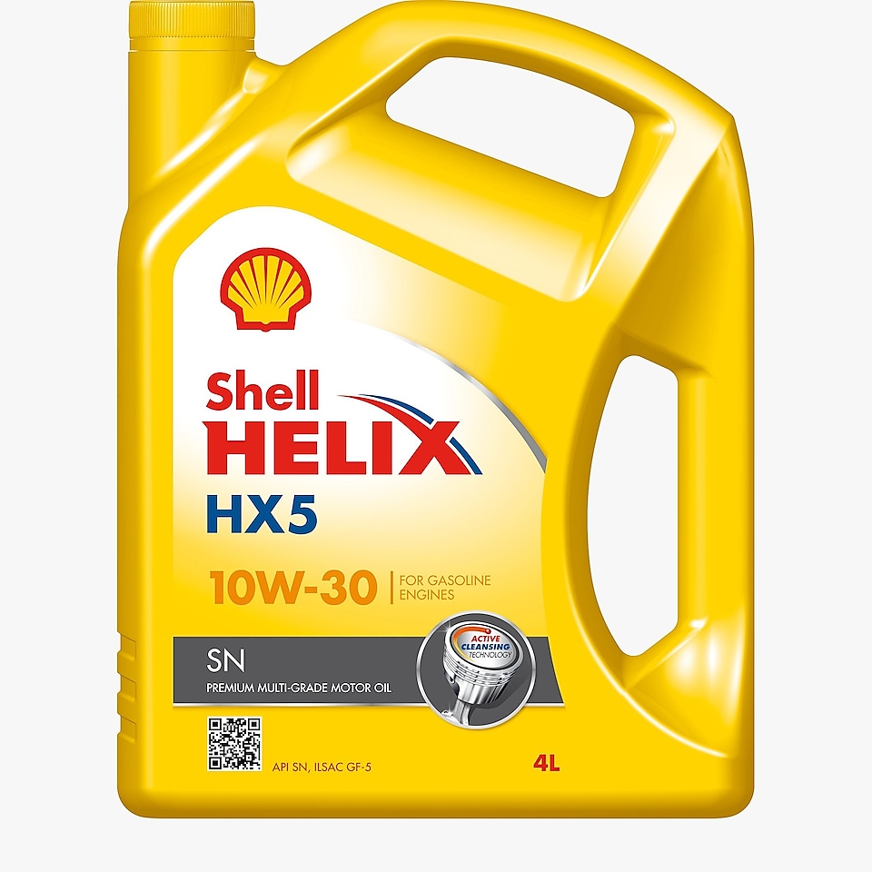 Packshot de Shell Helix HX5 SN 10W-30